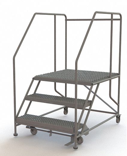 M8919 Rolling Work Platform Steel 3 Steps