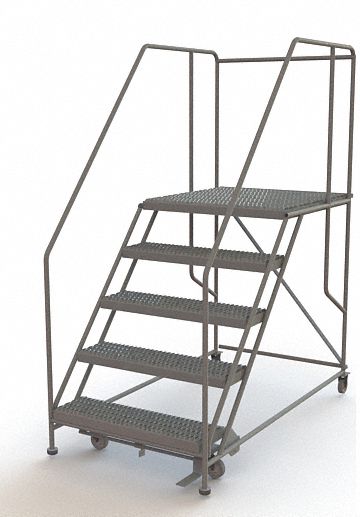 Rolling Work Platform Steel 5 Steps