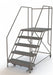 Rolling Work Platform Steel 5 Steps