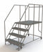 Rolling Work Platform Steel 4 Steps