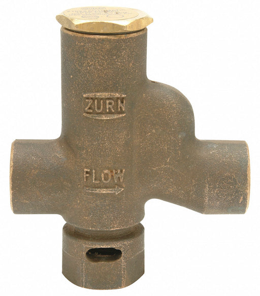 Trap Primer Bronze Pipe Dia 1/2 in.