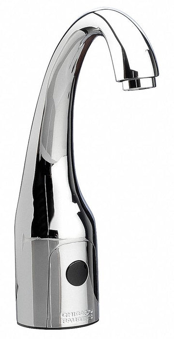 Mid Arc Chrome Chicago Faucets HyTronic