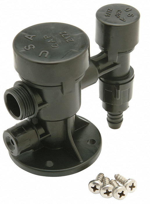 Anti-Siphon Fill Valve Zinc Plastic
