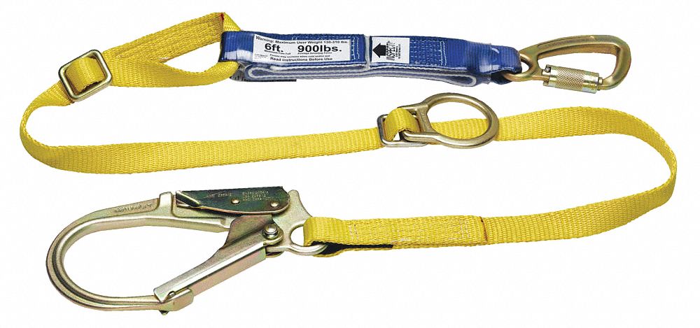 Decoil Tie-Back Single Leg Lanyard 6ft