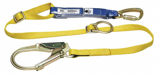 Decoil Tie-Back Single Leg Lanyard 6ft