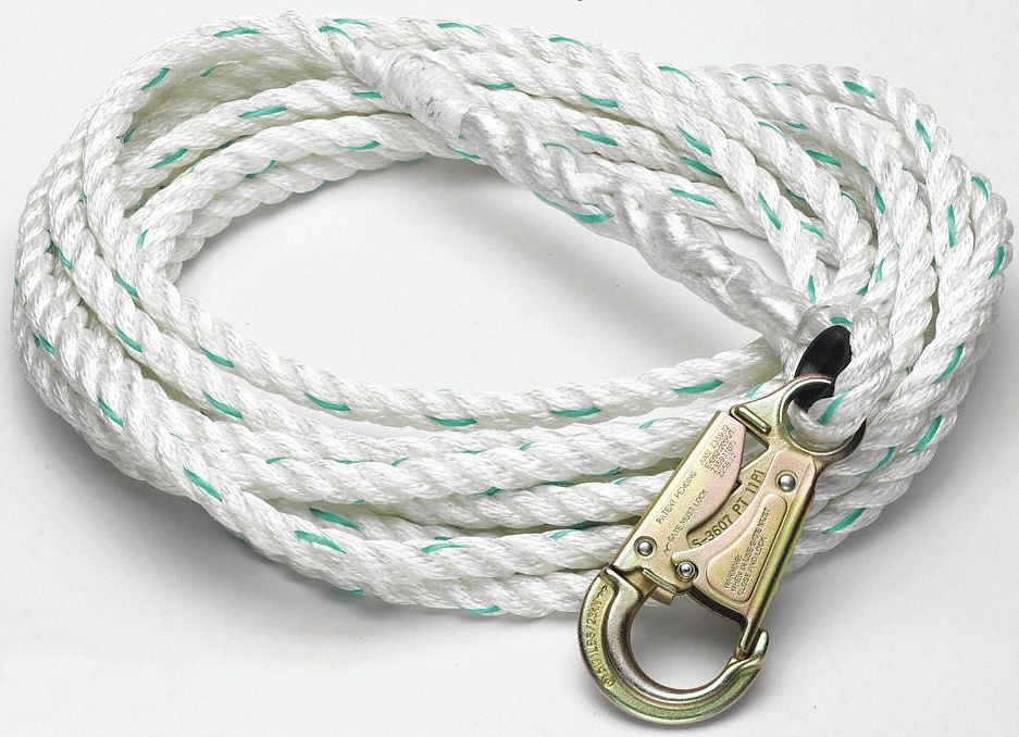 Poly-Dac Vertical Lifeline 50ft 5/8in