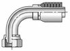 Crimp Fitting 90 Deg 1 I.D. F Metric