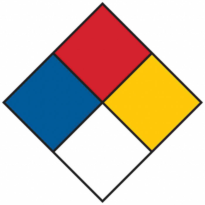 NFPA Label 2 in H 2 in W Paper PK500