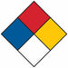 NFPA Label 2 in H 2 in W Paper PK500