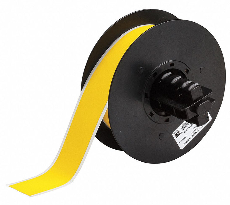 ContinuousLabelStock Yellow Matte