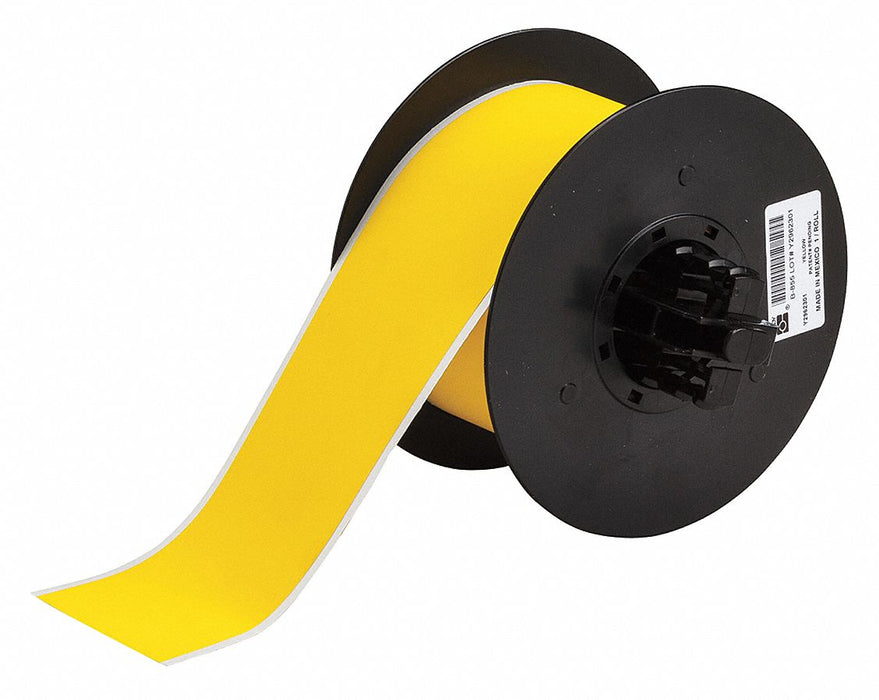 ContinuousLabelStock Yellow Matte