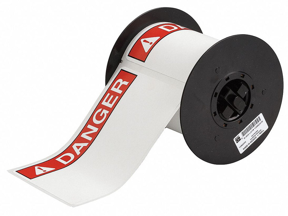 Pre-Cut Label Stock Roll White Matte