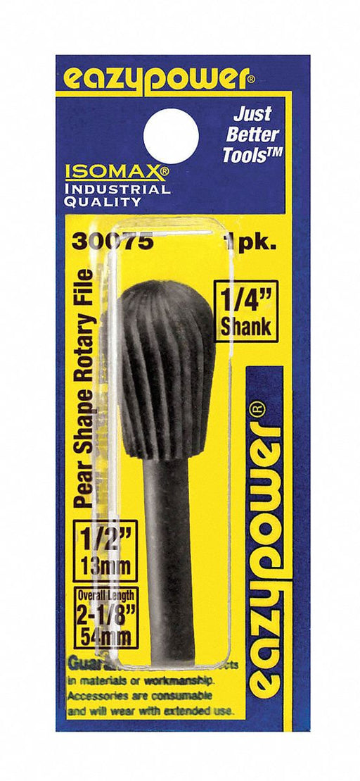 RotaryFile Pear W 0.5 AlloySteel L 1 
