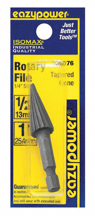 Rotary File Tapered Cone 1/2 Shank Dia