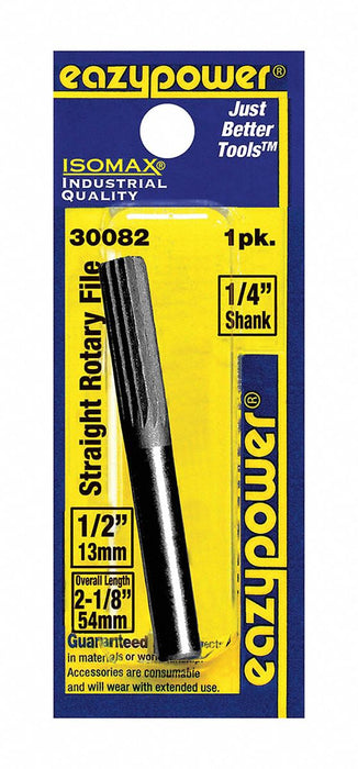 Rotary File Straight 1/2 Shank Dia