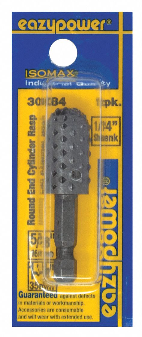 RotaryRasp Cylinder W 0.625 AlloySteel