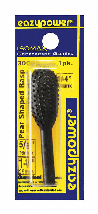 Rotary Rasp Pear 5/8 Shank Dia