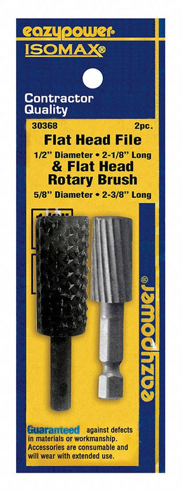 Rotary File and Rasp Set 1/4 Shank Dia