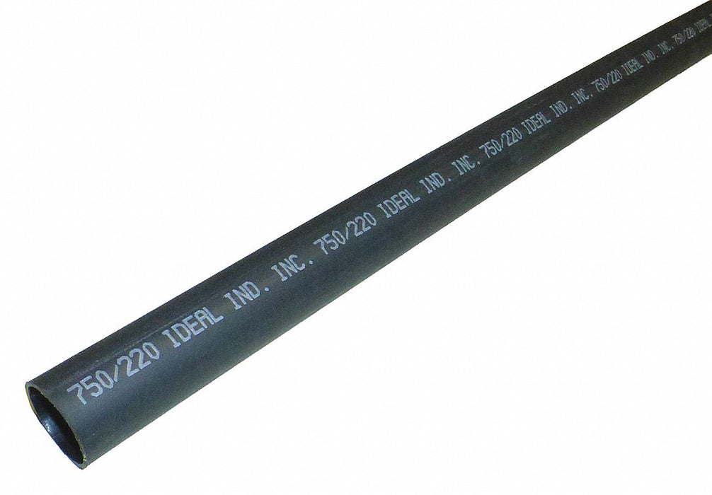 Shrink Tubing 4 ft Blk 0.75 in ID PK5
