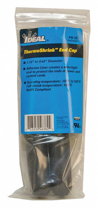 Heat Shrink End Cap 0.98 in ID PK5