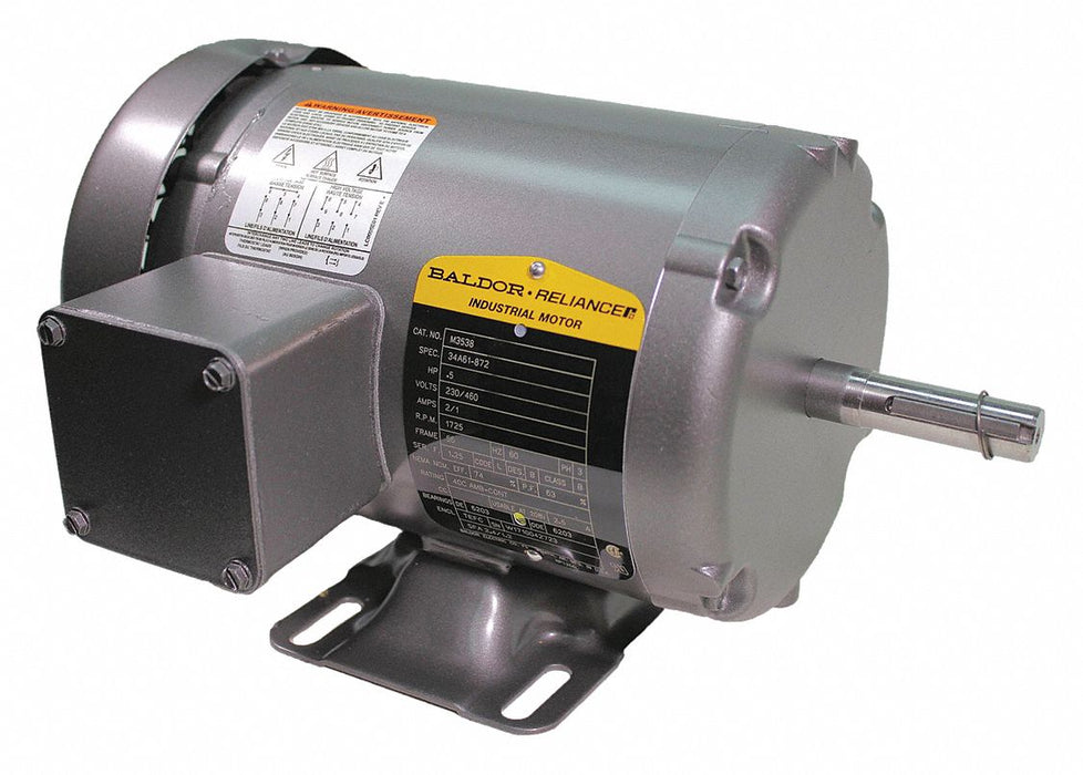 GP Motor 1/2 HP 1 725 RPM 230/460V AC 56