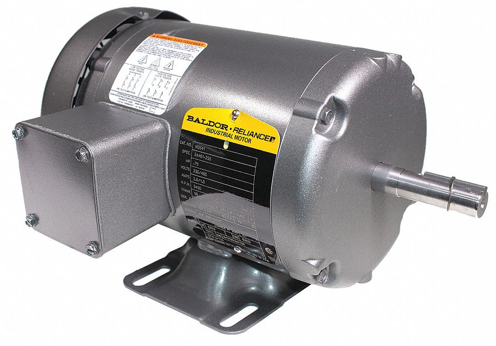GP Motor 3/4 HP 3 450 RPM 230/460V AC 56