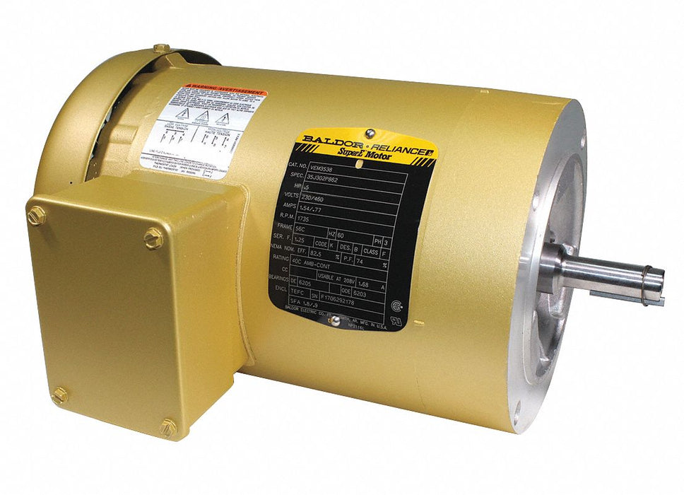 GP Motor 1/2 HP 1 735 RPM 230/460V 56C