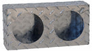 Dual Round Light Box 6x12x3 in Alum