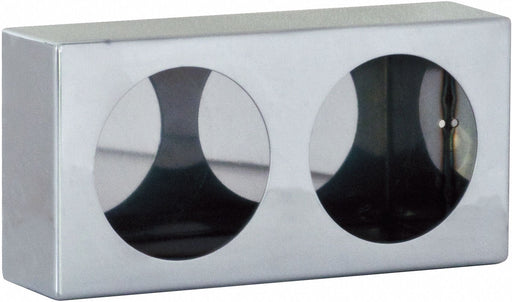 Dual RoundLight Box 6x12x3 in SST