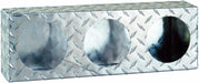Triple Round Light Box 6x18x3 in Alum
