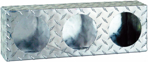 Triple Round Light Box 6x18x3 in Alum