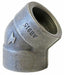45 Elbow Forged Steel 1/8 in Socket
