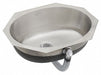 Bathroom Sink 18 x13.875 x6 Silver