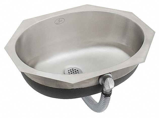 Bathroom Sink 18 x13.875 x6 Silver