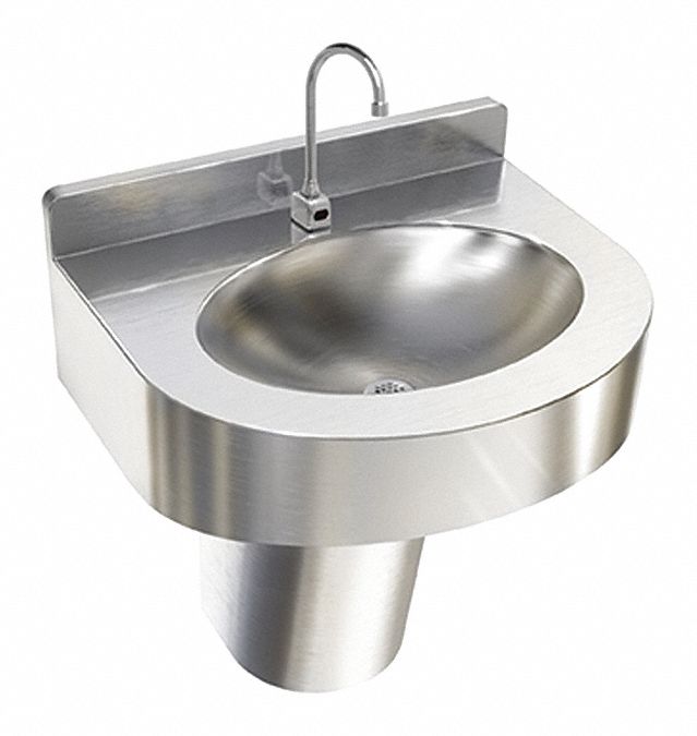 Bathroom Sink 24 x20.25 x27.75 Silver