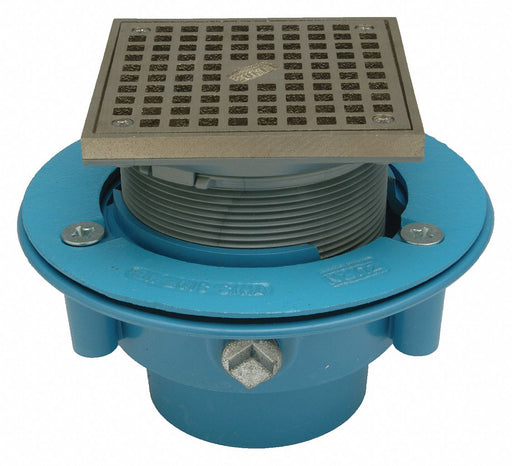 Floor Drain 3 1/8 Body H Nickel Bronze