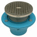 Floor Drain 4 in Body H Nickel Bronze
