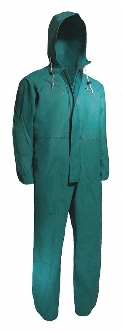 Le-Coverall Chem Splash Suit Green 3XL