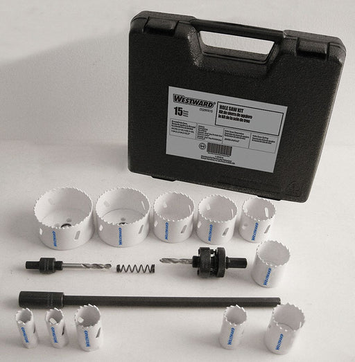 Bi-Metal Hole Saw Industrial Kit 15 pcs.