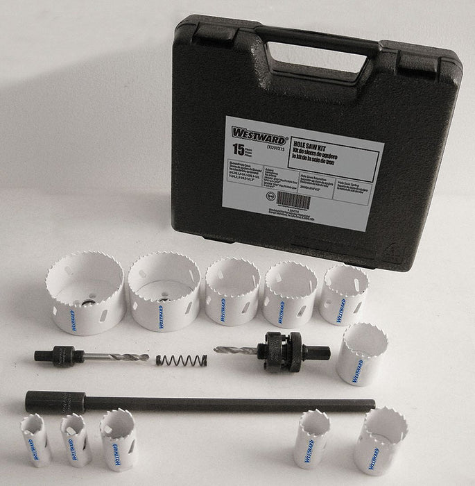 Bi-Metal Hole Saw Industrial Kit 15 pcs.