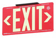 Exit Sign 8 5/8 in x 15 7/8 in Plastic