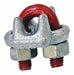 Wire Rope U-Bolt Clip 1 1/8 in Rope dia.