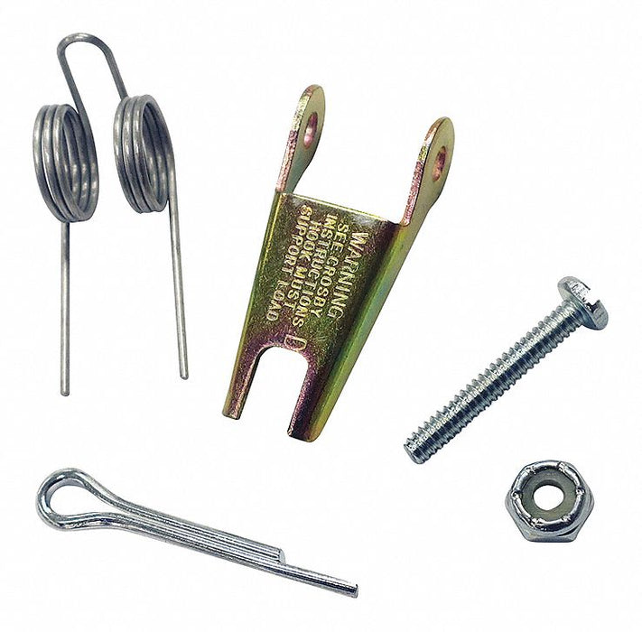Spring Latch Steel Silver