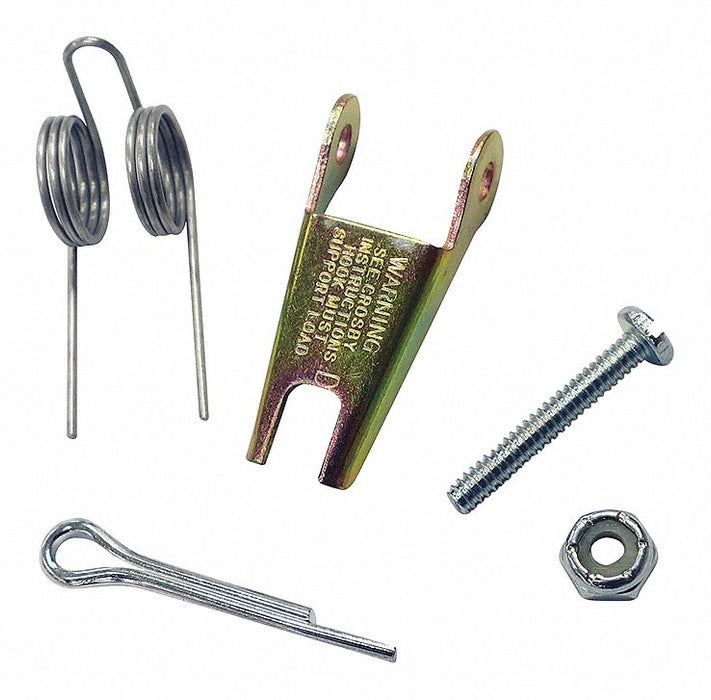Spring Latch Steel Silver