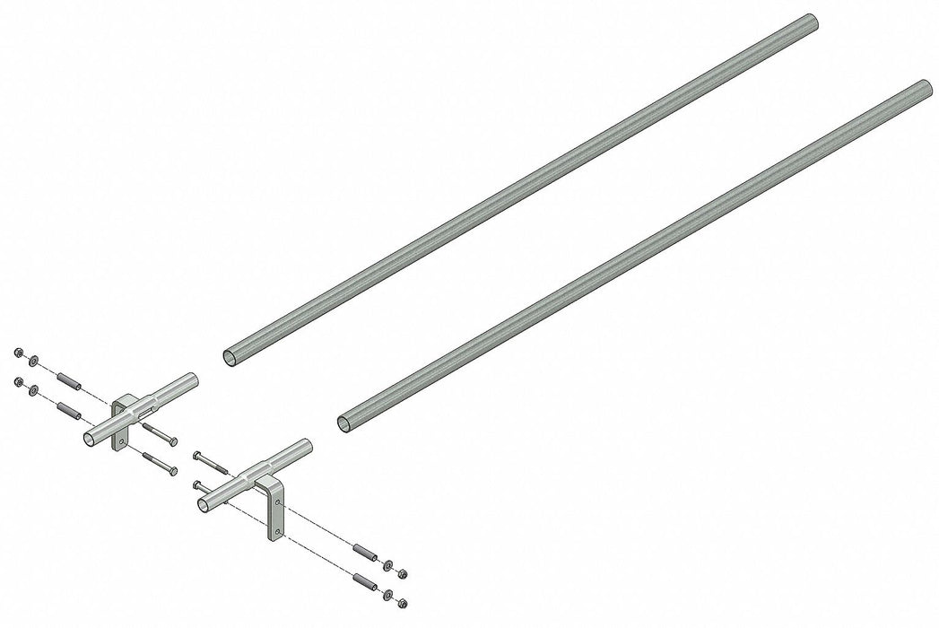 Track Section 3 ft Steel