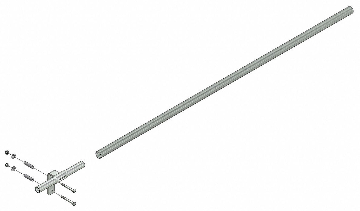 Track Section 3 ft Steel