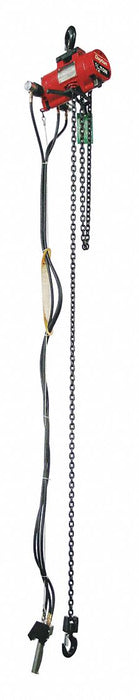 K9138 Air Chain Hoist 1000 lb.Cap. 20 ft.Lift