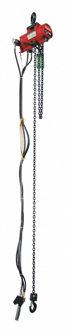 K9138 Air Chain Hoist 1000 lb.Cap. 20 ft.Lift