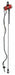 K9074 Air Chain Hoist 500 lb.Cap. 20 ft.Lift