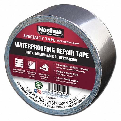 Foil Tape 1 7/8 in x 10 7/8 yd Aluminum